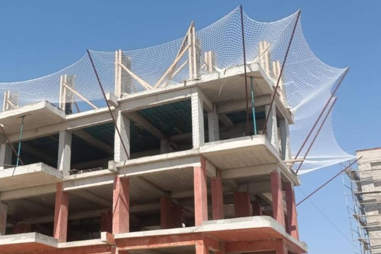 İnşaat Güvenlik Filesi 10x10 mm – Şantiye Düşme Önleyici Ağ